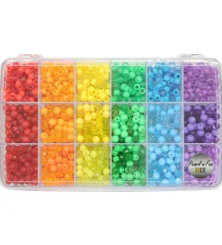 Perler - Smykkesæt - Regnbuefarvet>Pearl N Fun