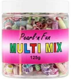 Pearl'n Fun Perler - 125 gram- Multifarvet>Pearl N Fun New