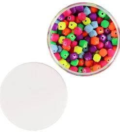 Pearl'n Fun Perler - Oktogram - 125 gram - Neon>Pearl N Fun Hot