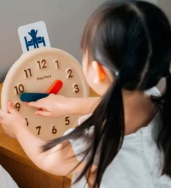 Trælegetøj - Lær Klokken - Træ>PlanToys New
