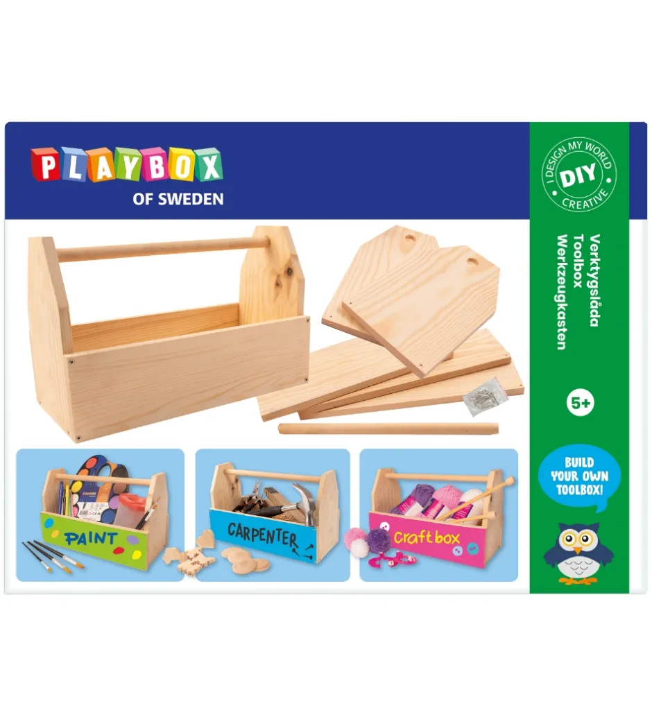 Byg-selv kasse - Træ>Playbox Outlet