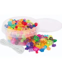 Perler - Transparente Blandet Perler - 180 Stk>Playbox Best