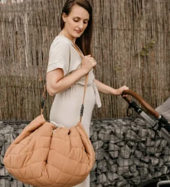 Legetøjstæppe - Ø120 - Soft Organic - Tawny Brown><noscript><img width=