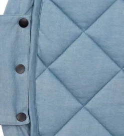 Legetøjstæppe - Ø120 - Soft Organic - Dusty Blue>Play&Go