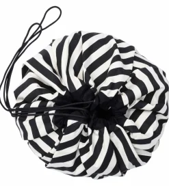 Legetøjstæppe - Ø140 cm - Stripes Black>Play&Go Online