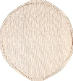 Legetøjstæppe - Ø120 cm - Soft Organic - Stripes Blue>Play&Go New