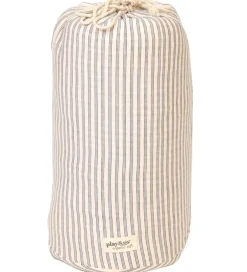 Legetøjstæppe - Ø120 cm - Soft Organic - Stripes Blue><noscript><img width=