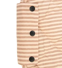 Legetøjstæppe - Ø120 cm - Soft Organic - Stripes Brown><noscript><img width=