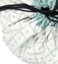 Legetøjstæppe - Ø140 cm - Geo Green><noscript><img width=