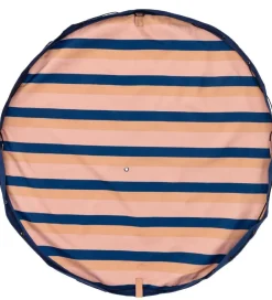 Legetøjstæppe - Outdoor - Ø140 - Mokka Stripes>Play&Go Discount