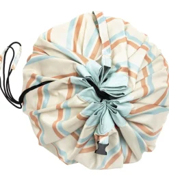 Legetøjstæppe - Outdoor - Ø140 cm - Stripes>Play&Go Sale