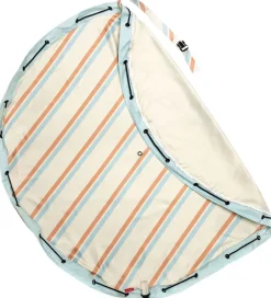 Legetøjstæppe - Outdoor - Ø140 cm - Stripes><noscript><img width=