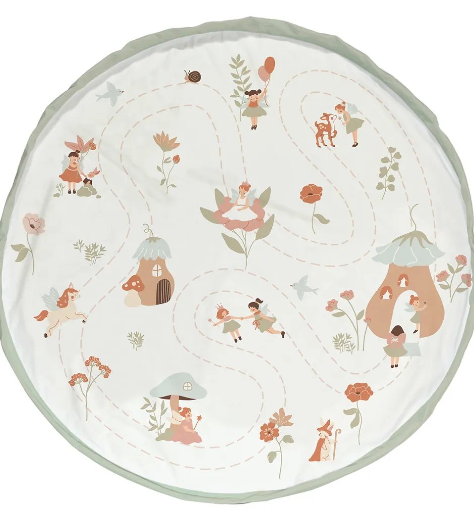 Legetøjstæppe/Opbevaring - 140 cm - 2-i-1 - Fairy World>Play&Go Outlet