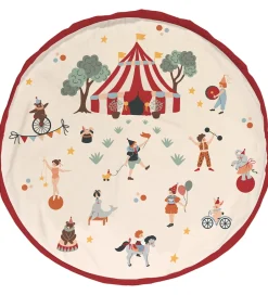 Legetøjstæppe/Opbevaring - 140 cm - 2-i-1 - Circus>Play&Go Hot