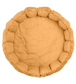 Legetæppe - 3-i-1 - Ø130 cm - Mustard><noscript><img width=