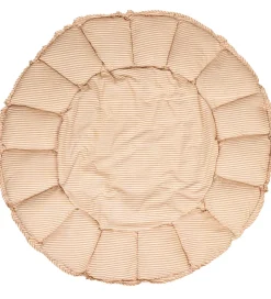 Legetæppe - 3-i-1 - Ø130 cm - Bloom Stripes Brown><noscript><img width=