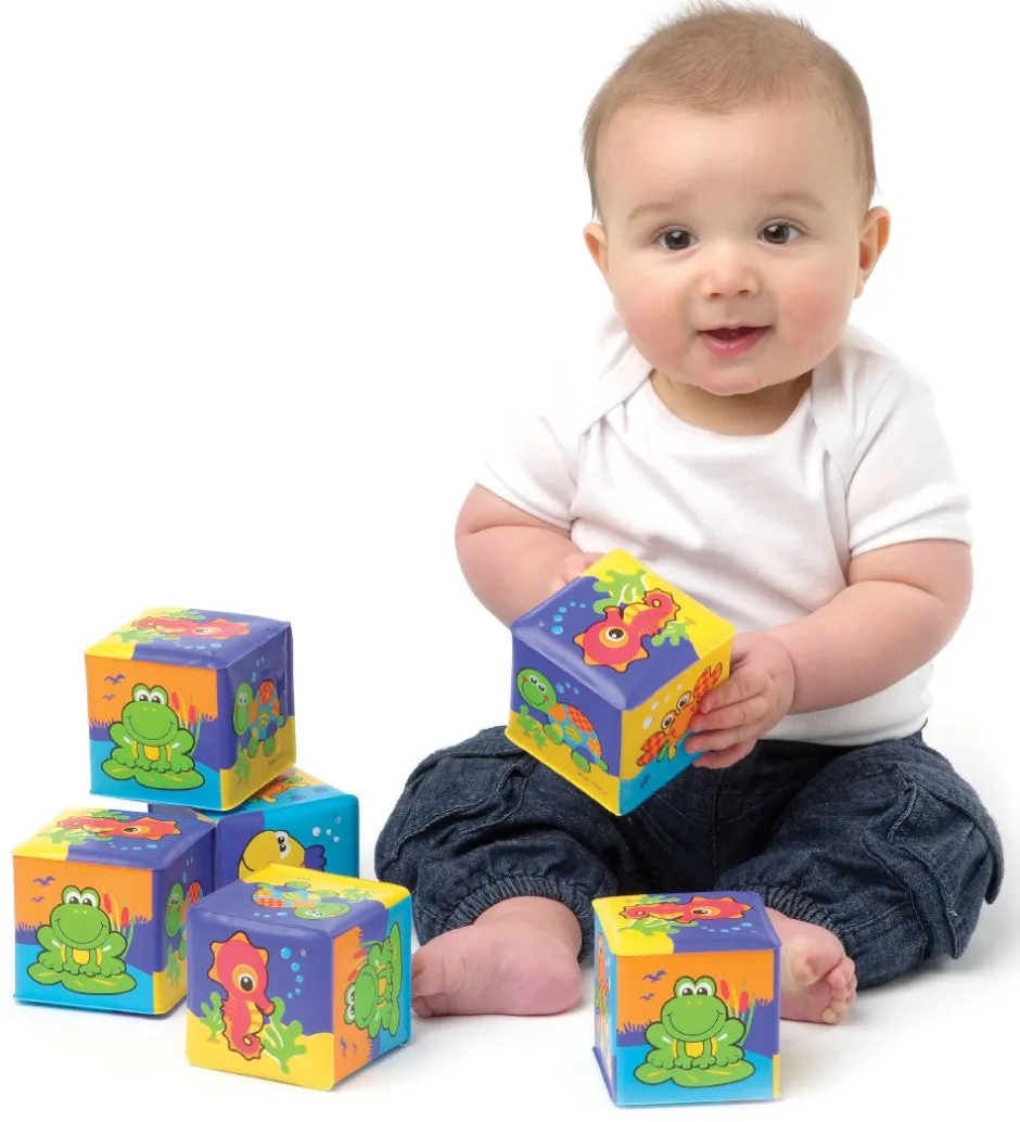 Badeklodser - 6 stk - Blå>Playgro New