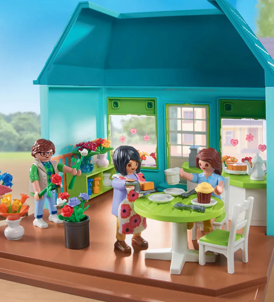 - Blomsterhandler-café - 71807 - 220 Dele>Playmobil Outlet