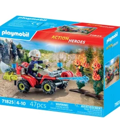 Action Heroes - Brandbekæmper Quad - 71825 - 47 Dele>Playmobil New