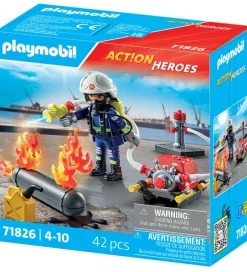 Action Heroes - Brandbekæmper... - 71826 - 42 Dele>Playmobil Outlet