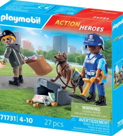 Action Heroes - Politieftersøgnin... - 71731 - 27 Dele>Playmobil