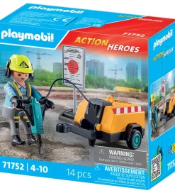 Action Heroes - Byggearbejder - 71752 - 14 Dele>Playmobil