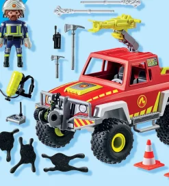 Action Heroes - Brandbekæmper Truck - 71824 - 68 Dele>Playmobil Discount