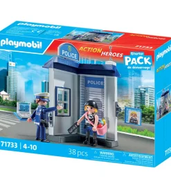 Action Heroes - Politirum - 71733 - 38 Dele>Playmobil New