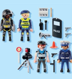 Action Heroes - Politifigurer-sæt - 71730 - 35 Dele>Playmobil Discount