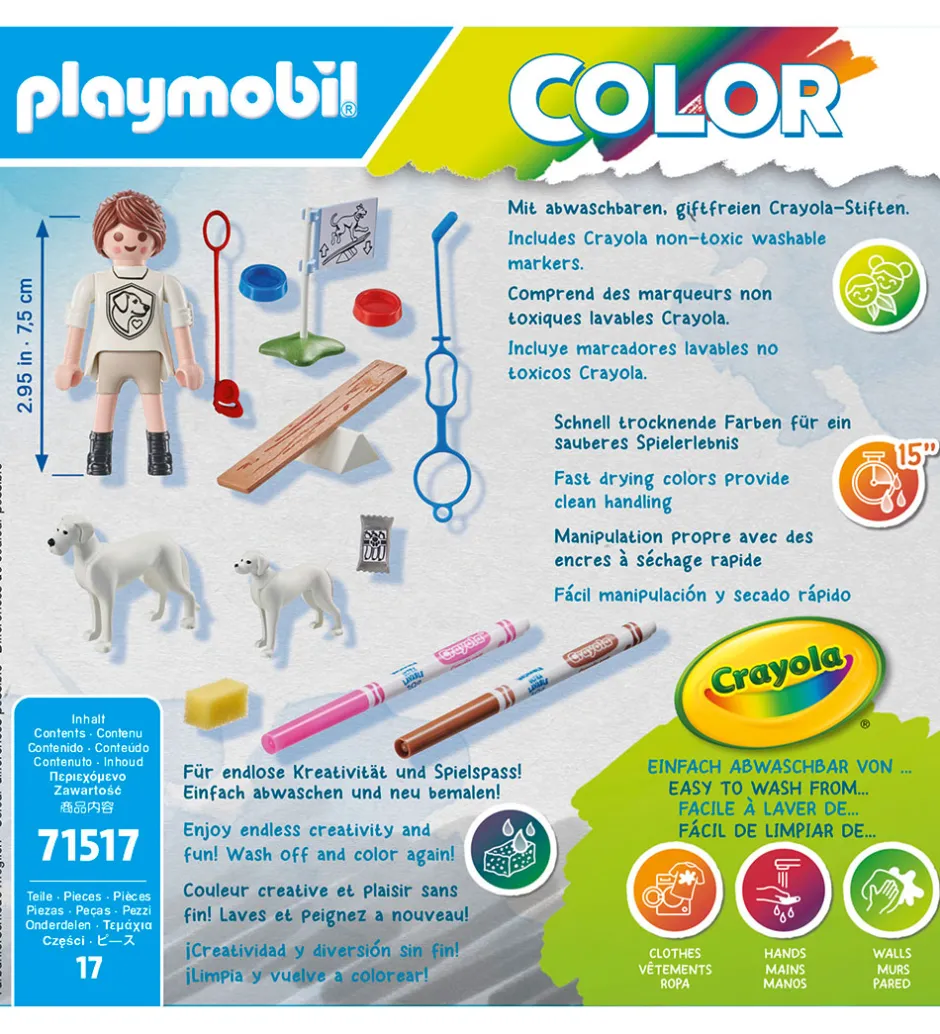 Color - Hundetræner - 71517 - 17 Dele>Playmobil Discount