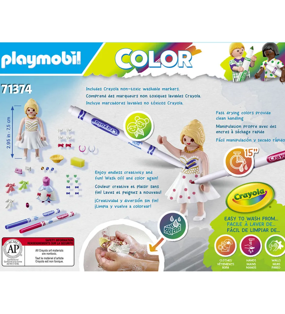 Color - Modekjole - 71374 - 40 Dele>Playmobil