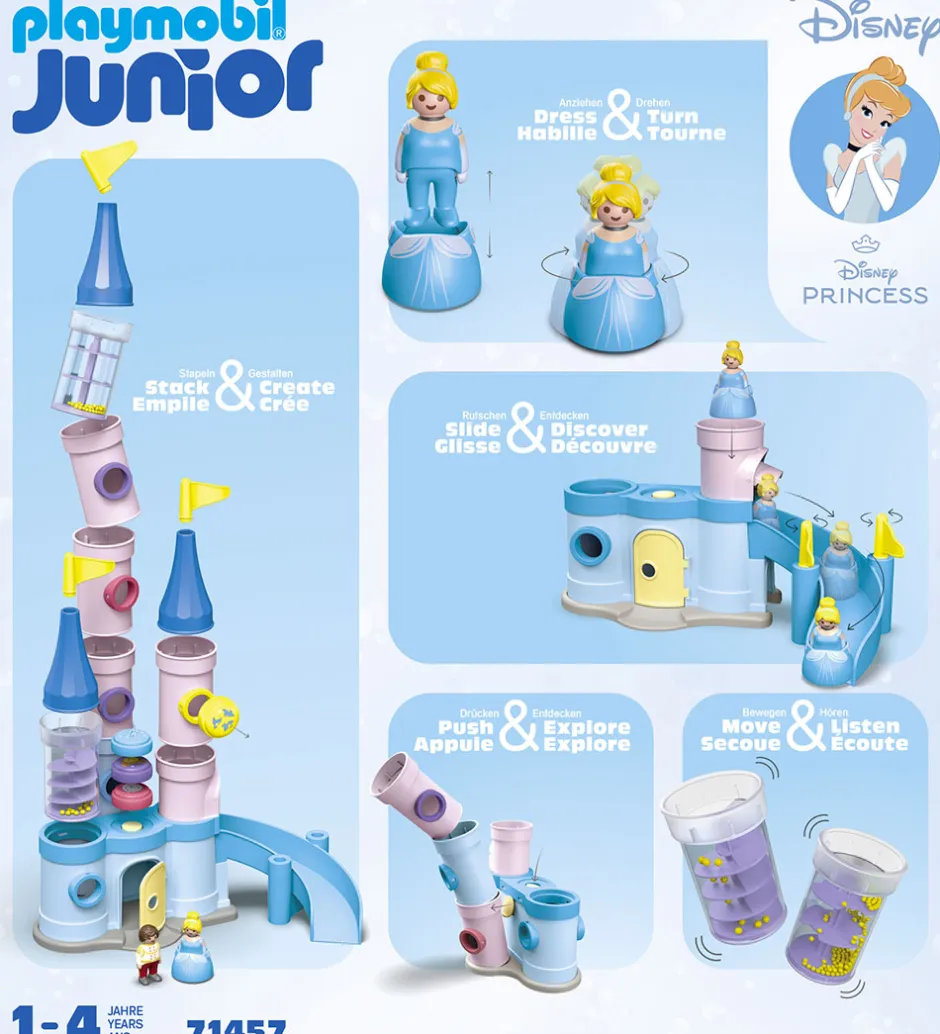 Junior - Disney - Askepots Slot - 71457 - 25 Dele>Playmobil Discount