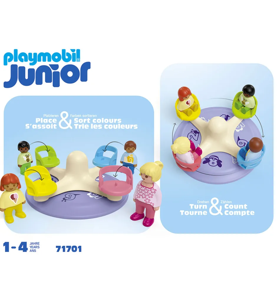 Junior - Talkarrusel - 71701 - 5 Dele>Playmobil Clearance