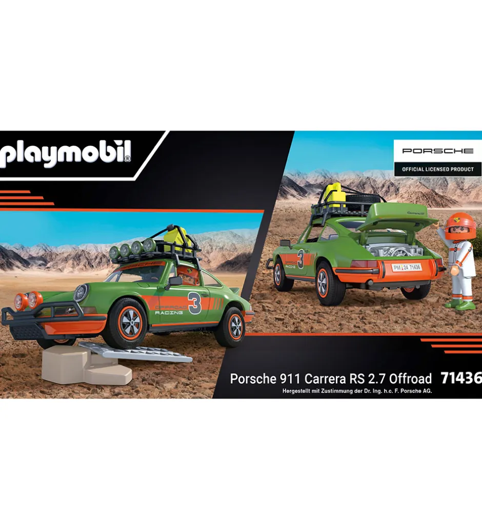 Porsche 911 Carrera RS 2.7 OffRoad - 71436 - 47 Dele>Playmobil New