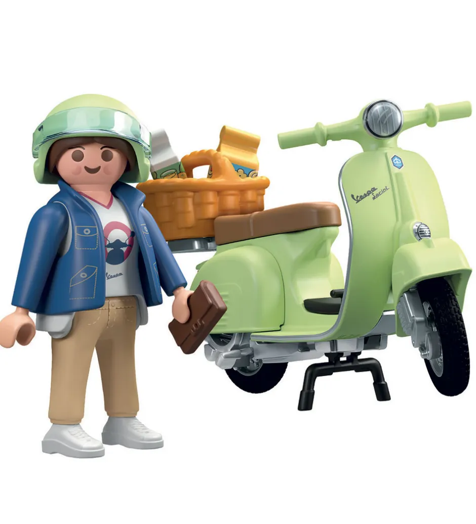 Vespa - 1969 Vespa 150 Grøn - 71621 - 20 Dele>Playmobil New