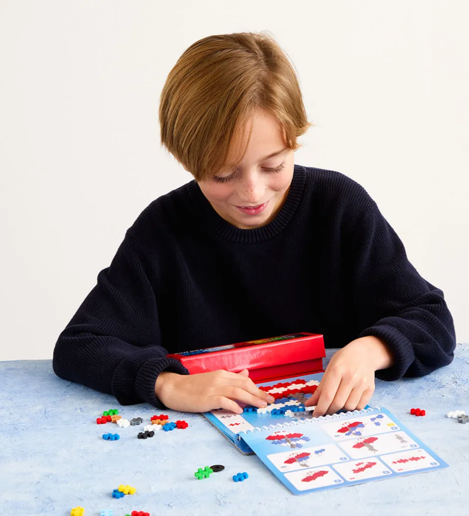 Aktivitetssæt - Puzzle By Number - 125 stk. - Transpor>Plus-Plus Discount