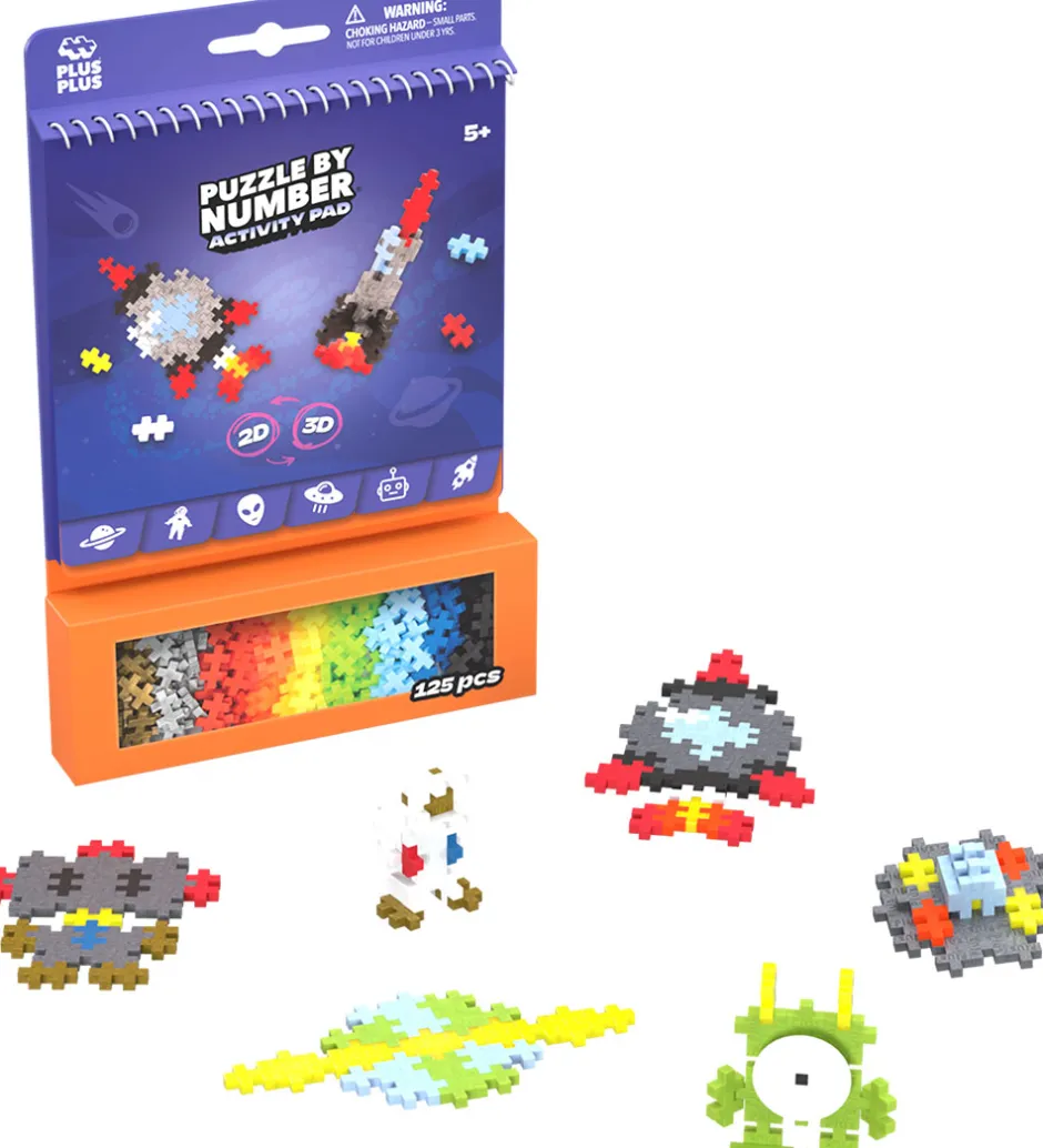 Aktivitetssæt - Puzzle By Number - 125 stk. - Rummet>Plus-Plus Outlet