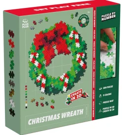 Puzzle By Number - 500 stk. - Christmas Wreath>Plus-Plus Sale