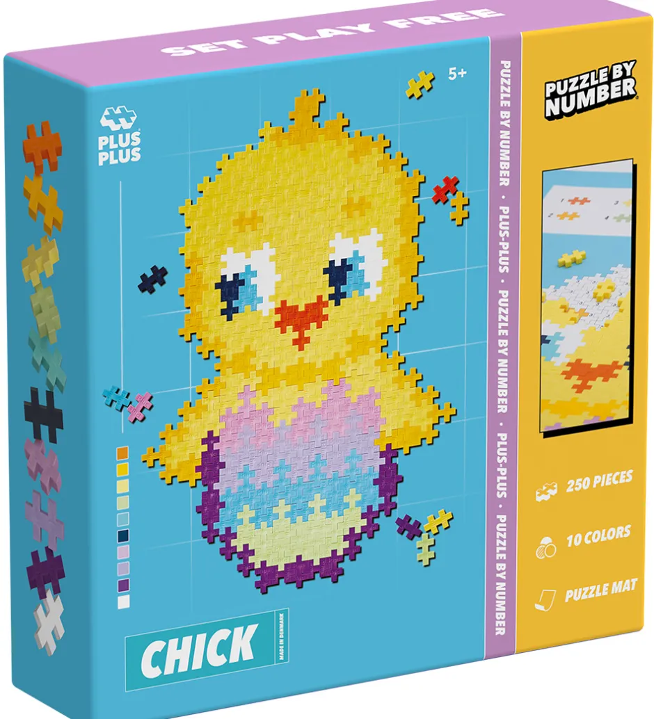 Puzzle By Number - 250 stk. - Chick>Plus-Plus Best