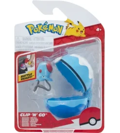 Figur - Clip 'N' Go - Tentacool m. Dive Ball>Pokémon New