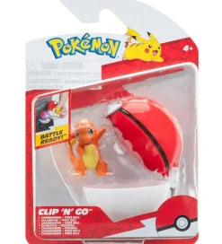 Figur - Clip 'N' Go - Charmander m. Poke Ball>Pokémon New