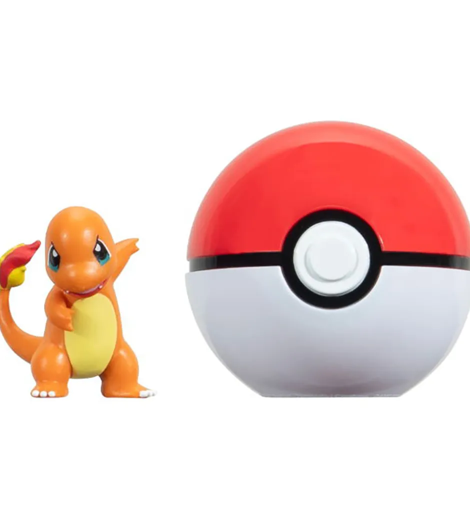 Figur - Clip 'N' Go - Charmander m. Poke Ball>Pokémon New