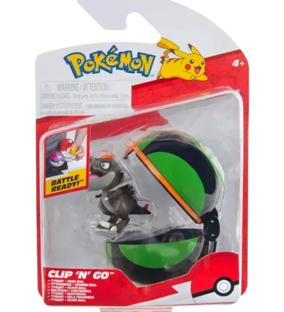 Figur - Clip 'N' GO - Tyrunt m. Dusk Ball>Pokémon Sale