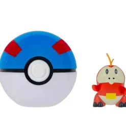 Figur - Clip 'N' GO - Fuecoco m. Great Ball>Pokémon Hot
