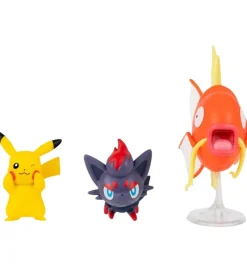 Figurer - Battle Figure - Pikachu/Magikarp/Zorua>Pokémon Clearance