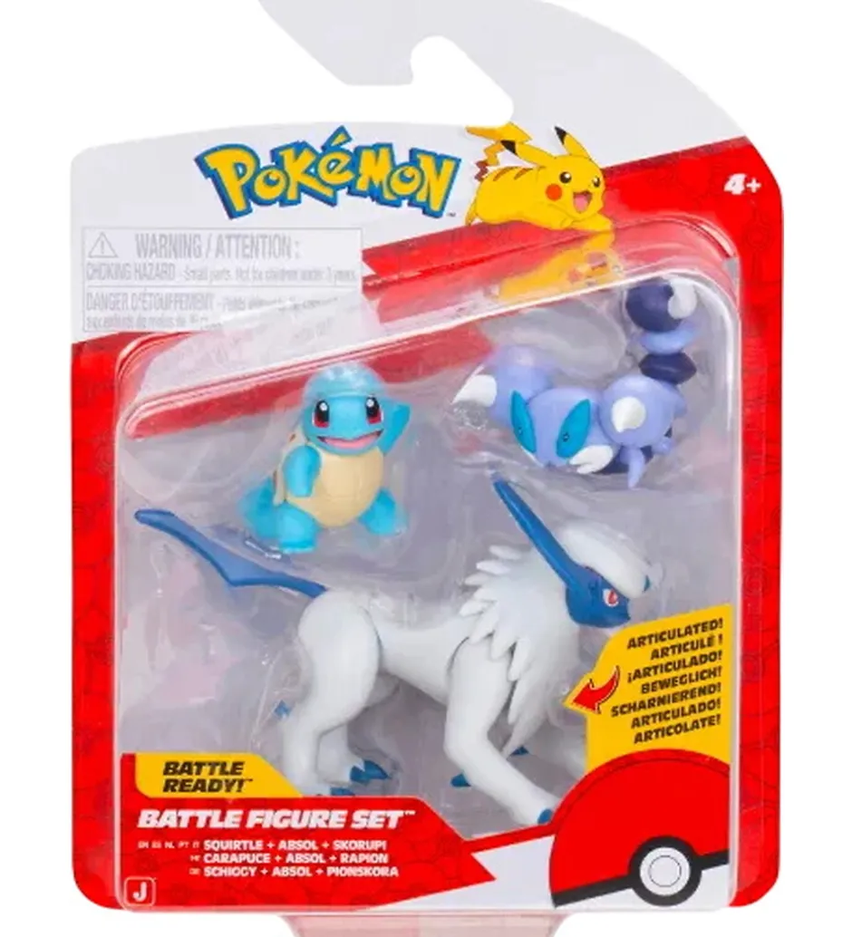 Figurer - Battle Figure - Squirtle/Absol/Skorupi>Pokémon Hot