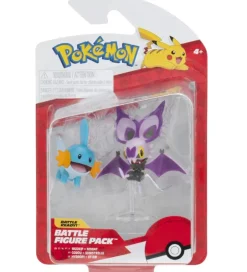 Figurer - 2-pak - Battle Figure - Noibat/Mudkip>Pokémon New