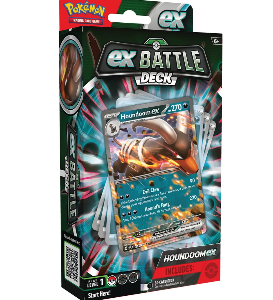Samlekort - Battle Deck - Houndoom ex>Pokémon