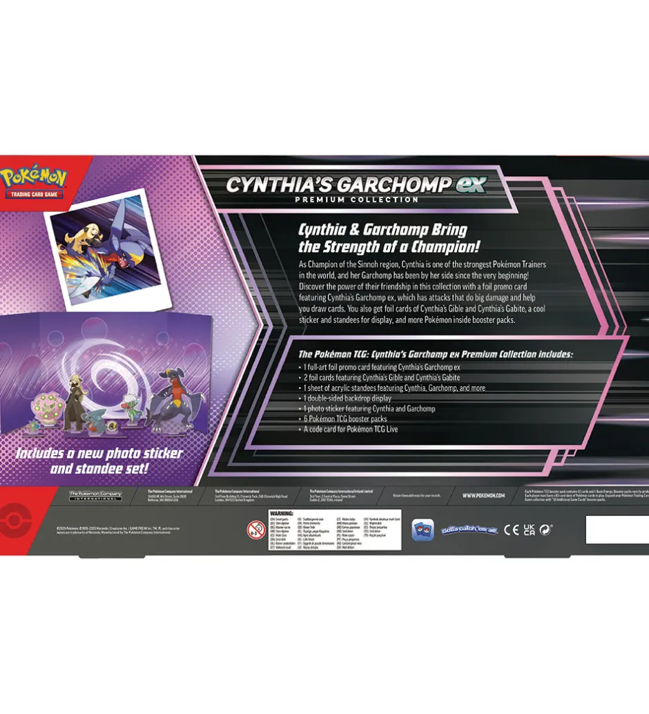 Samlekort - Cynthia's Garchomp ex Box - Prem. Collection>Pokémon Clearance