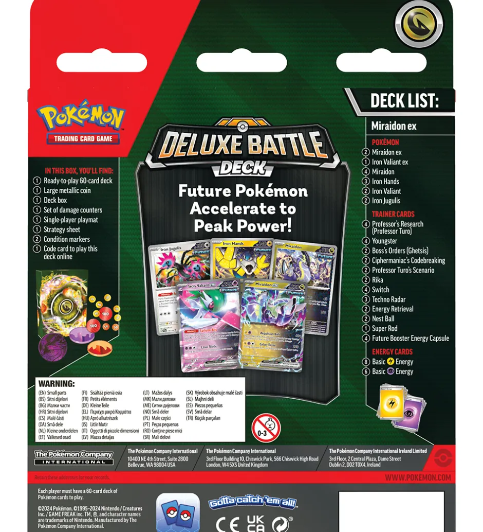 Samlekort - Deluxe Battle Deck - Miraidon ex>Pokémon Best